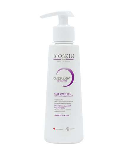 ژل شستشوی روشن کننده صورت بایو اسکین پلاس Bio Skin Plus حجم 200ml