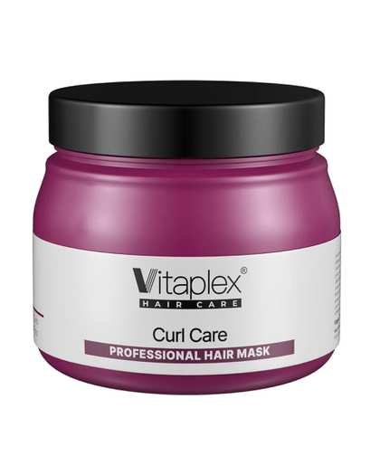 ماسک ترمیم کننده مو بدون سولفات ویتاپلکس Vitaplex مناسب موهای فر 500ml