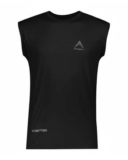 تاپ ورزشی مردانه مشکی رادیس فیت Radisfit مدل Dri-Fit G1