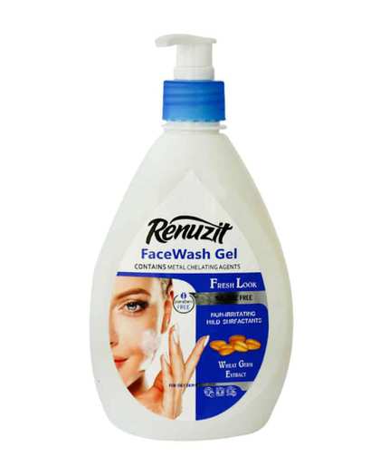 ژل شستشوی صورت رینوزیت Renuzit مناسب پوست چرب حجم 400ml