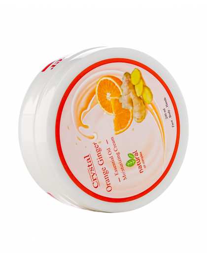 کرم دست و صورت و بدن کاسه ای کریستال Crystal حاوی عصاره پرتقال و زنجبیل 200ml