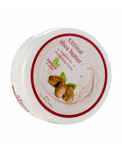 کرم دست و صورت و بدن کاسه ای کریستال Crystal حاوی روغن شی باتر 200ml