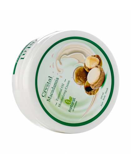 کرم دست و صورت و بدن کاسه ای کریستال Crystal حاوی روغن ماکادمیا 200ml