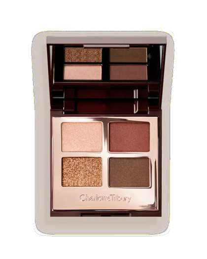 پالت سایه چشم پودری 4 رنگ شارلوت تیلبری Charlotte Tilbury مدل luxury رنگ bella sofia وزن 5.2 گرم
