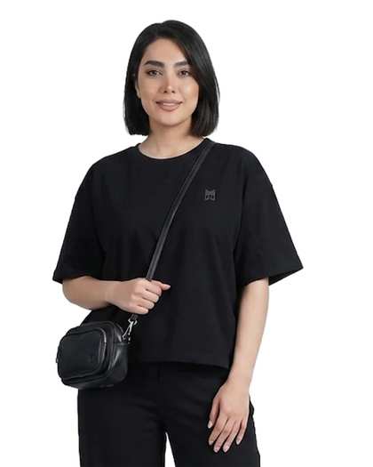 تیشرت زنانه باکسی بیسیک هایکا