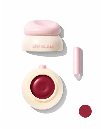 رژ لب شیگلم Sheglam مدل Bounce Putty Pocket Lipstick رنگ Cherry Cheer