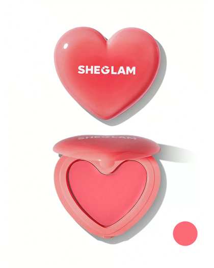 رژگونه کرمی قلبی شیگلم Sheglam مدل Playing Cupid رنگ Delight