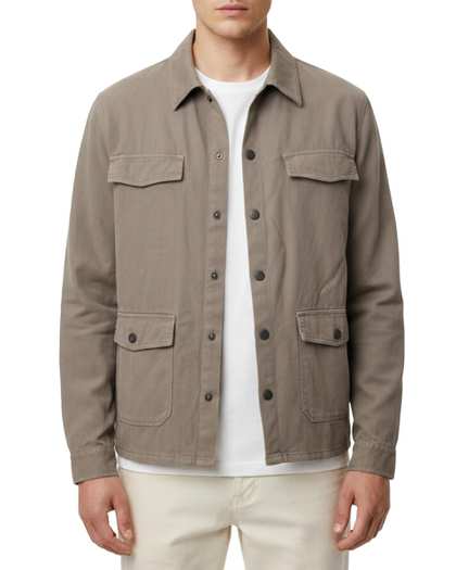 جکت کتان مردانه قهوه ای سوپردرای Superdry کد 7610011
