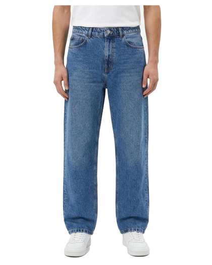 شلوار جین مردانه نیم بگ آبی سوپردرای Superdry کد 7190016