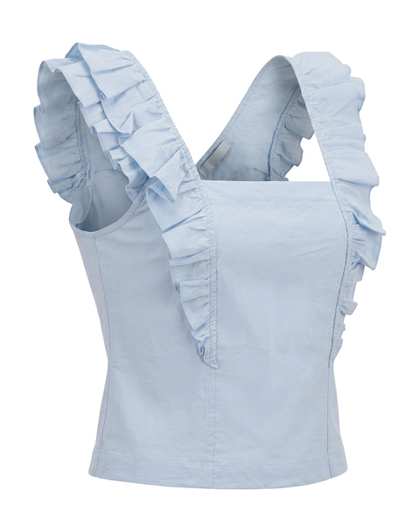 تاپ زنانه آبی روشن سوپردرای Superdry کد 6050007