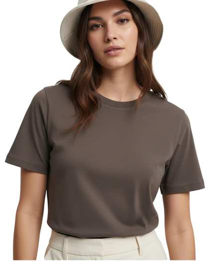 تیشرت زنانه قهوه ای سوپردرای Superdry کد 6060014