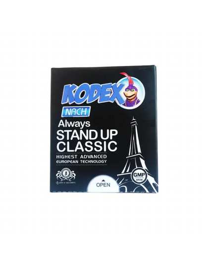 کاندوم کدکس مدل Stand Up Classic بسته 3 عددی