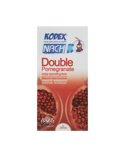 کاندوم کدکس مدل Double Pomegranate بسته 12 عددی