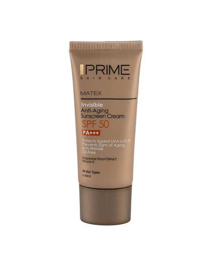 کرم ضد آفتاب بی رنگ SPF50 پرایم Prime مدل Rejuvenating حجم 40ml