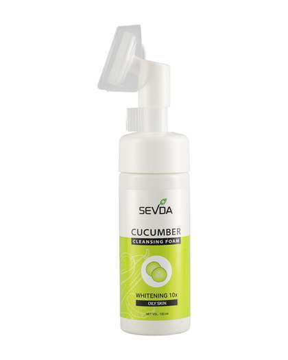 فوم ژل لایه بردار و شستشوی صورت سودا Sevda مناسب پوست چرب حاوی عصاره خیار حجم 150ml