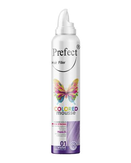 موس مو پرفکت هیر فیلر Prefect Hair Filler رنگ بنفش شماره 01 حجم 150ml