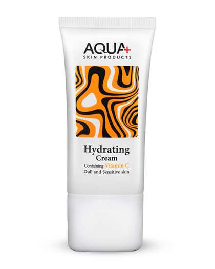کرم آبرسان دست و صورت آکوا پلاس Aqua plus حاوی ویتامین C حجم 50ml
