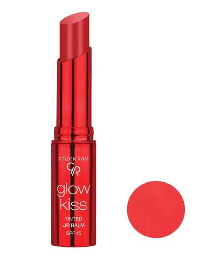 تینت بالم لب گلدن رز GOLDEN ROSE مدل glow kiss TINTED شماره 05
