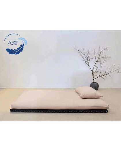 کاور دو نفره به همراه روبالشی استخوانی ای اس اف ASF مناسب تشک های مدل KUMO و KUMO MAX سایز 180
