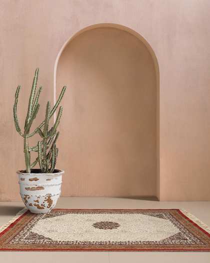 زیلو قلمکار فرانام Faranam مدل هیوا 150×100 سانتی متر