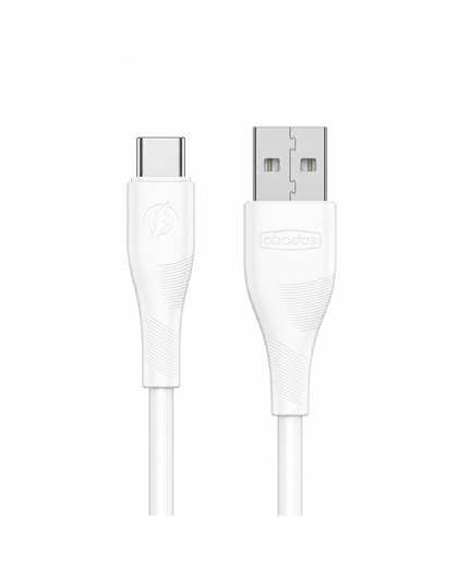 کابل شارژ Type-c سفید آبادوس Abodos مدل AS-DS390