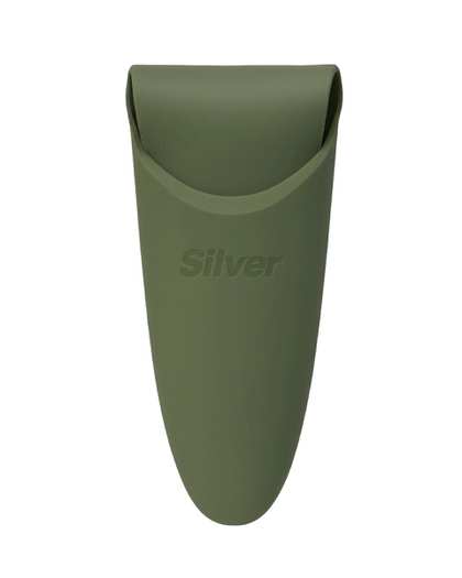 سیلیکون کیس نگهدارنده تیغ سبز یشمی سیلور Silver