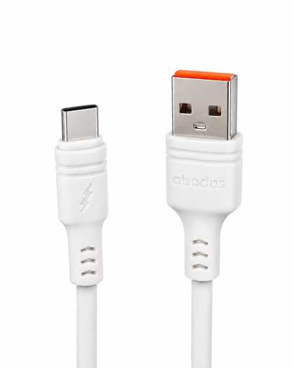 کابل شارژ Type-c سفید آبادوس Abodos مدل AS-DS33
