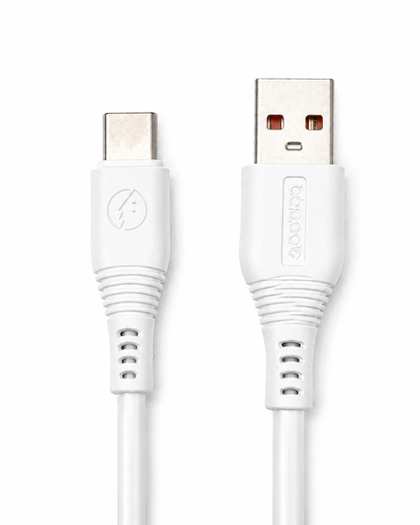 کابل شارژ Type-c سفید آبادوس Abodos مدل AS-DS350