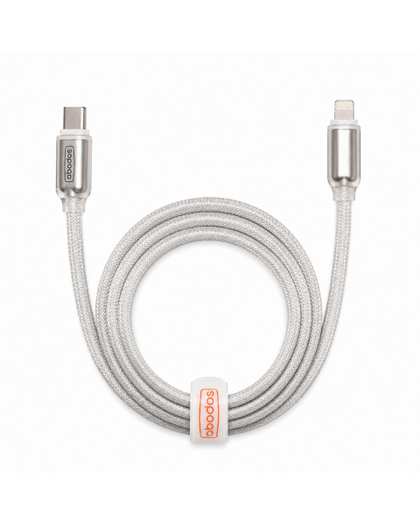 کابل شارژ Type-c به Lightening سفید آبادوس Abodos مدل AS-DS389