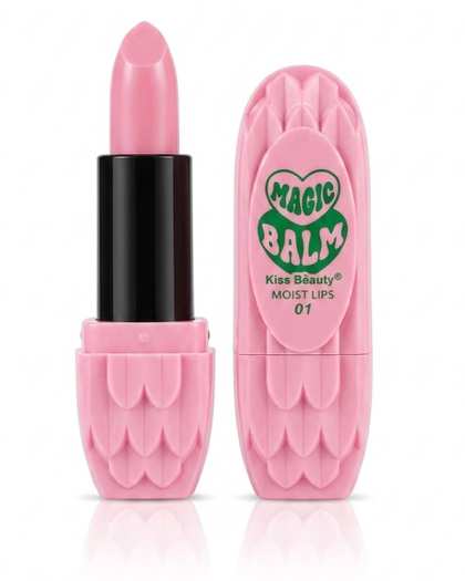 بالم لب حرارتی تغذیه کننده و نرم کننده صورتی کیس بیوتی Kiss Beauty مدل MAGIC ارسال رنگ رندوم
