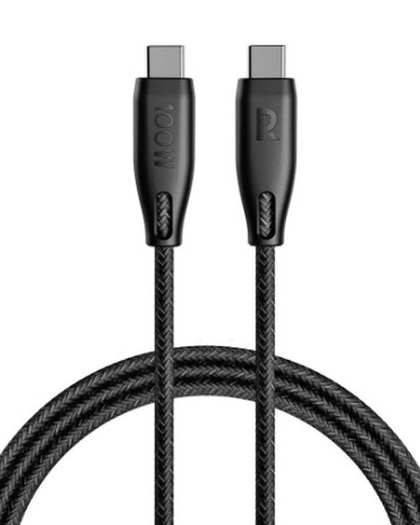 کابل ۱.۵ متری USB-C به USB-C مشکی راوپاور Ravpower مدل RP-CB1035