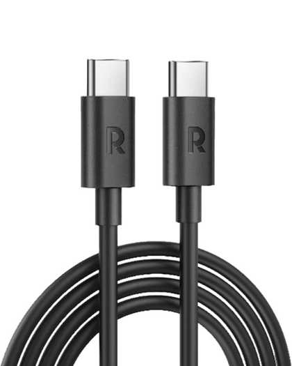 کابل 1 متری USB-C به USB-C راوپاور مدل RP-CB1021