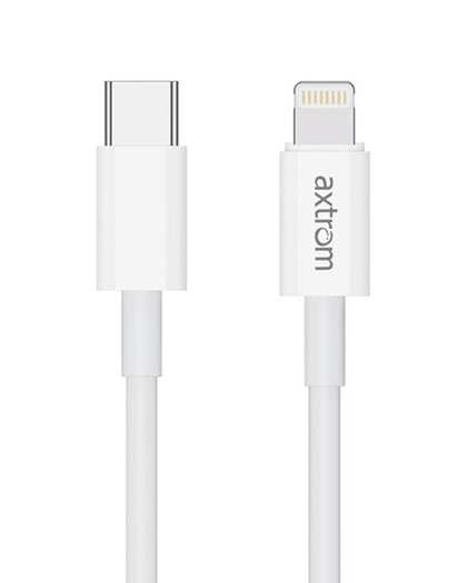 کابل شارژ Type-C به Lightening سفید اکستروم Axtrom مدل ACB90CL