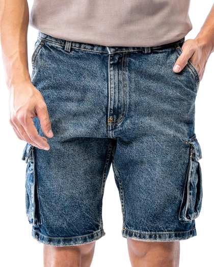 شلوارک جین مردانه آبی تیره آر ان اس RNS کد 12052840
