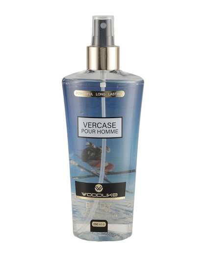 بادی اسپلش مردانه وودلایک Woodlike مدل Versace Pour Homme حجم 250 میلی لیتر