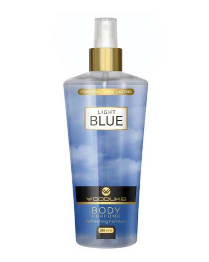 بادی اسپلش مردانه وودلایک Woodlike مدل BLUE حجم 250 میلی لیتر