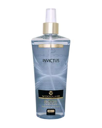 بادی اسپلش مردانه وودلایک Woodlike مدل INVICTUS حجم 250 میلی لیتر