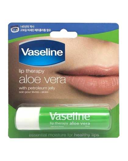 بالم لب وازلین Vaseline مدل GM1221 حاوی عصاره آلوئه ورا وزن 4.8 گرم