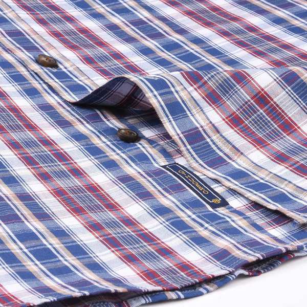 پیراهن چهارخانه هوگرو مردانه 10396 - تصویر 7