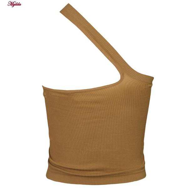 تاپ کراپ زنانه خردلی ۴۴۶۲ ماییلدا - تصویر 4