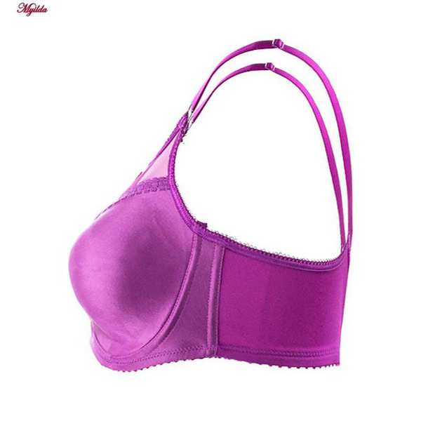 ست شورت و سوتین زنانه لین مدل پرسی فنردار بنفش کد 4682-743 ماییلدا - تصویر 4