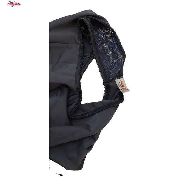 شورت زنانه لین مدل 4681-615 رنگ طوسی ماییلدا - تصویر 3