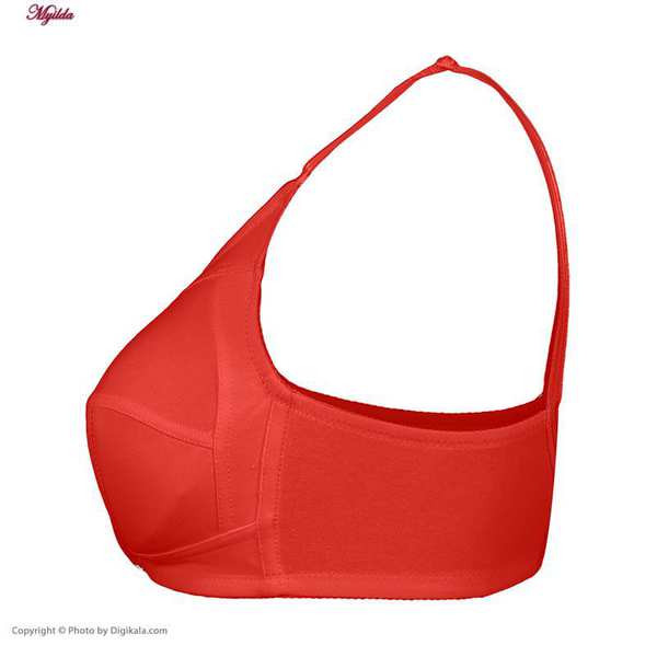 سوتین زنانه لین مدل نخی لاکرا قرمز کد 4680-419 ماییلدا - تصویر 3