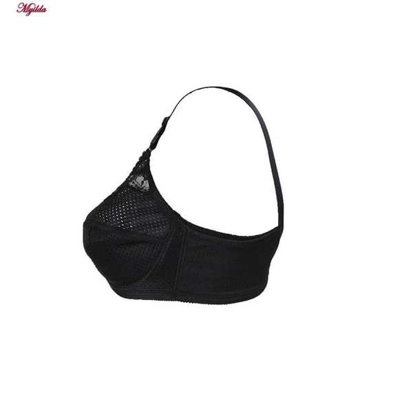 سوتین زنانه لین مدل پروانه ای فنردار مشکی کد 4680-528 ماییلدا - تصویر 3