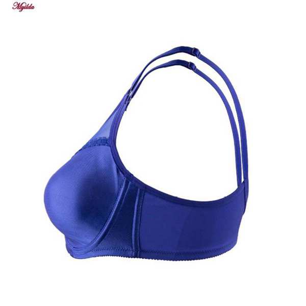 سوتین پرسی زنانه لین مدل فنردار آبی کد 4680-743 ماییلدا - تصویر 4