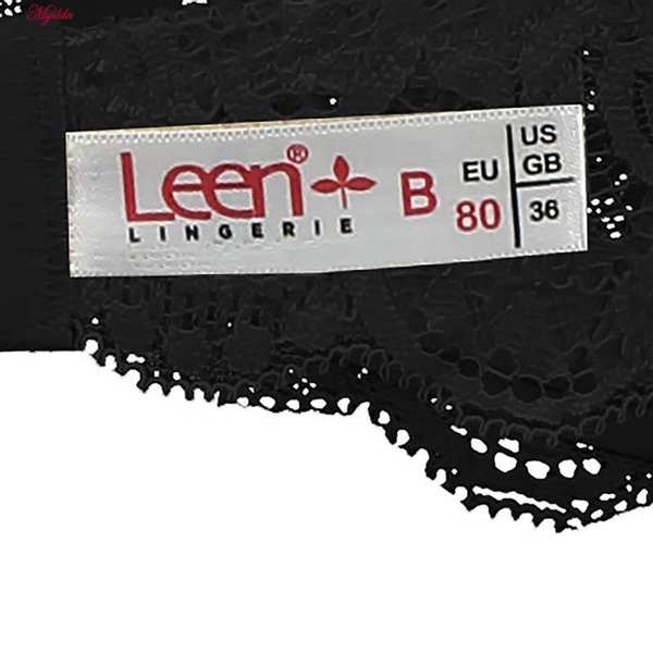 سوتین زنانه تمام تور لین مدل فنردار مشکی کد 4680-615 ماییلدا - تصویر 5