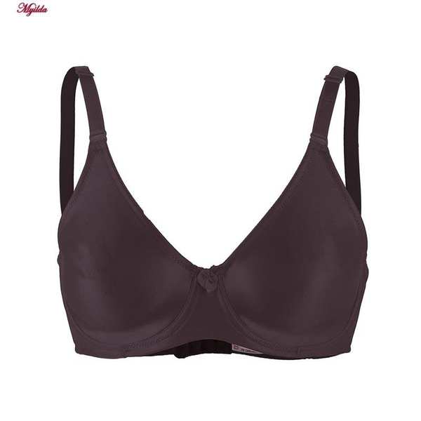 سوتین پرسی پرلون زنانه لین مدل فنردار قهوه ای کد 4680-741 ماییلدا - تصویر 2