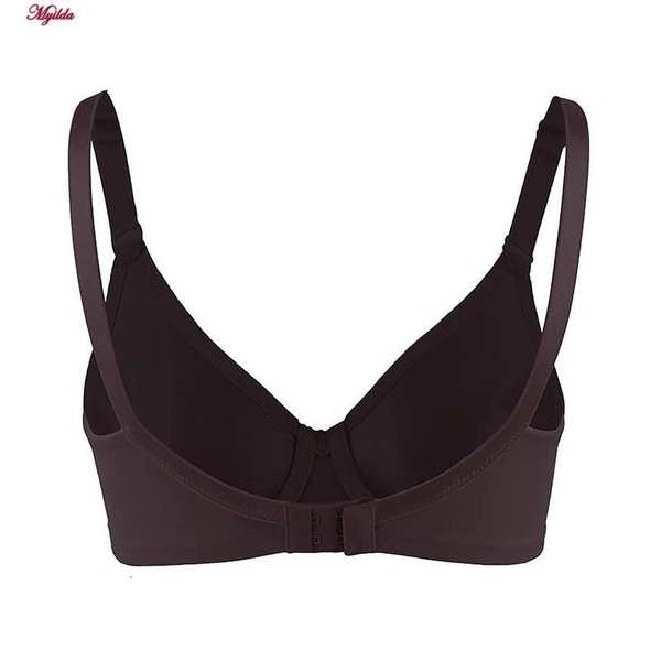 سوتین پرسی پرلون زنانه لین مدل فنردار قهوه ای کد 4680-741 ماییلدا - تصویر 3
