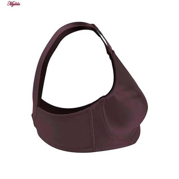 سوتین پرسی پرلون زنانه لین مدل فنردار قهوه ای کد 4680-741 ماییلدا - تصویر 4