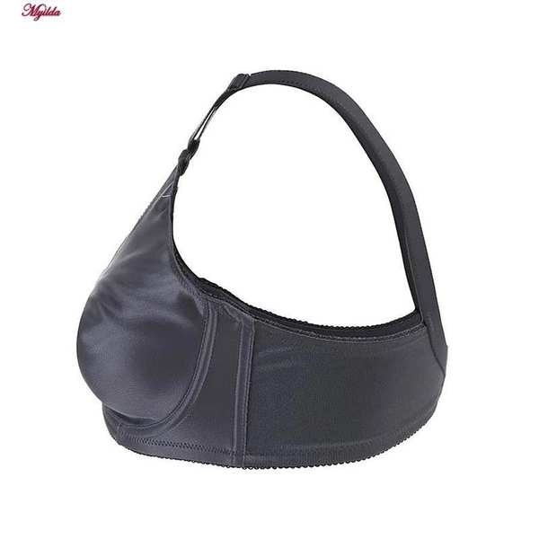 سوتین پرسی پرلون زنانه لین مدل فنردار طوسی کد 4680-741 ماییلدا - تصویر 4